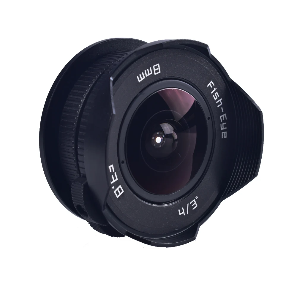 Супер широкоугольный объектив рыбий глаз Lightdow 8 мм F3.8 для M4/3 Mount Camera For LUMIX GX8 GX85 G7