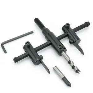 Регулируемый резак для металла легированная сталь 30 мм-120 мм Регулируемый Круг отверстие пилы сверло резак набор для деревообработки