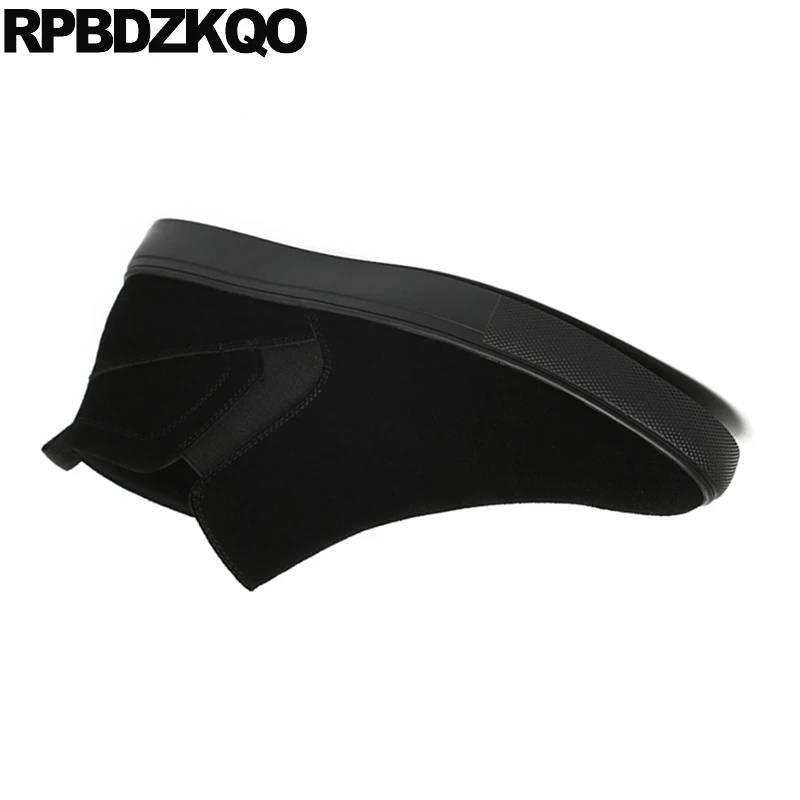 замша плоские искусственный мех осенняя обувь удобный челси тренер кроссовки