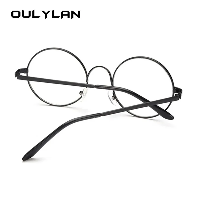 Oulylan круглые очки, оправа для мужчин и женщин, Классические прозрачные линзы, очки для глаз, женские очки для близорукости, оптические прозрачные очки, очки