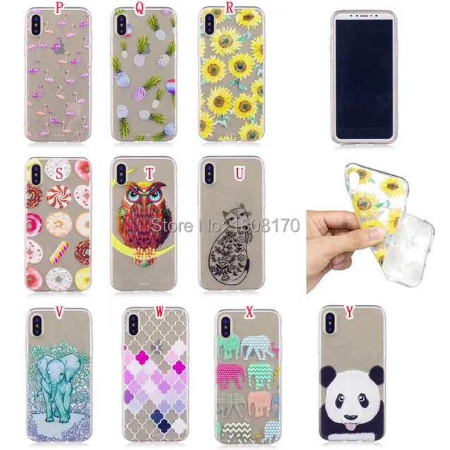 Мягкий чехол из ТПУ C Ku для iPhone X 8 Iphone8 6 6S 7 Plus 5 5S SE Samsung Galaxy NOTE8 кожи с изображением