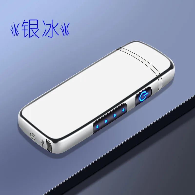 5 Светодиодный сенсорный выключатель для Плазменно-дуговой зажигалки USB Перезаряжаемый ветрозащитный негорящий Электрический Зажигалка металлические зажигалки - Цвет: 5