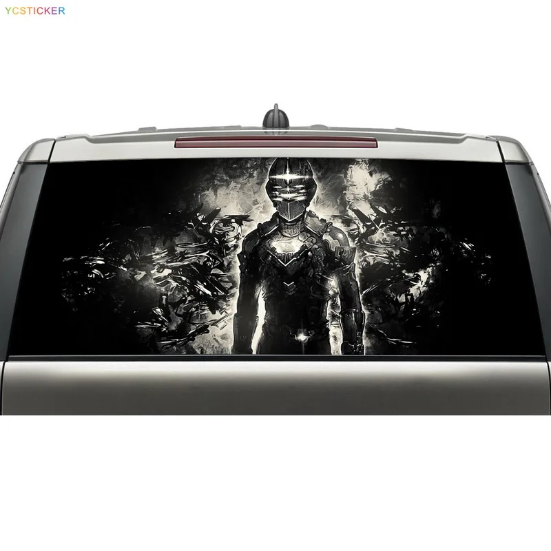 Индивидуальный дизайн 3d принт графическая наклейка на заднее стекло автомобиля