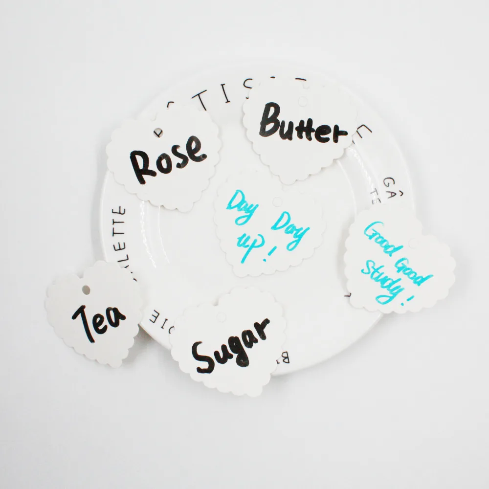 50 шт. вечерние принадлежности для мероприятий пустой в форме сердца бумага