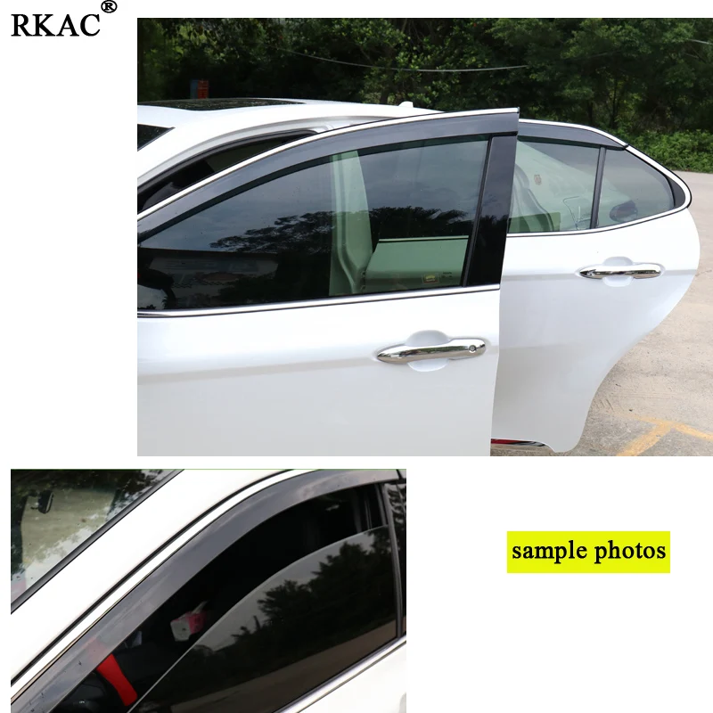 RKAC Авто Окно козырек Дефлектор Дождь Защита от солнца Подходит для Honda CRV CR V 2017 2018