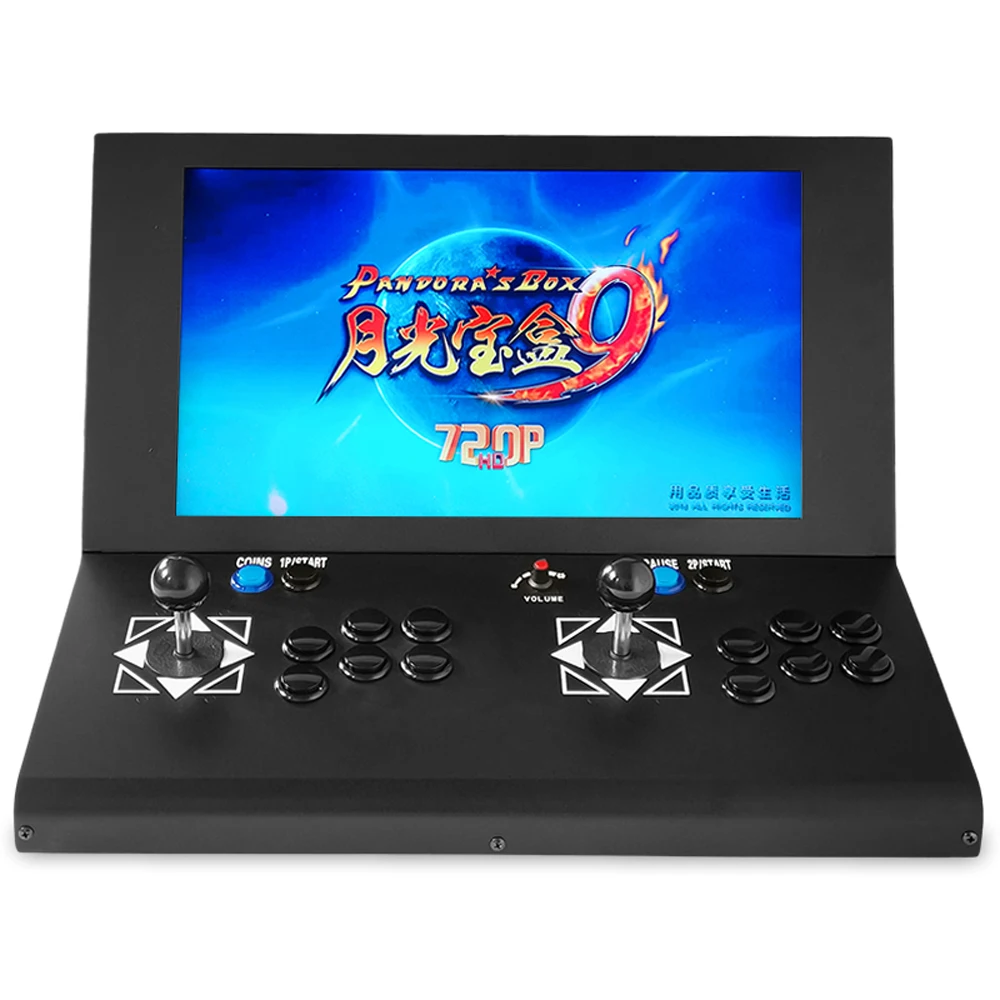 19 дюймов lcd мини настольная верхняя машина с классическими играми 1500 В 1 игра PCB/длинный вал джойстик/мини verticle Тип аркадная машина