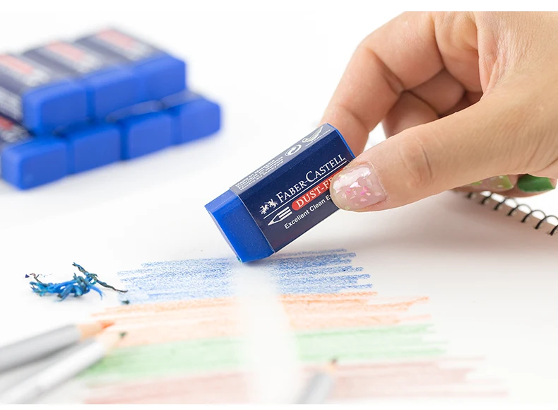 LifeMaster Faber Castell Dust Free синий ластик специально разработан для художественного и графитового карандаша, принадлежности для рисования, канцелярские принадлежности