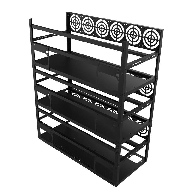 Чехол для горнодобывающей установки ПК серверная стойка крипто монета открытая