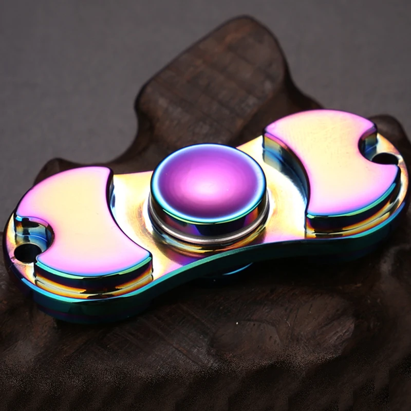 10Pcs/Lot Tri-Spinner Fidget Toy Aluminum Alloy EDC Fidgets Hand Spinner For Autism and ADHD Children Adults Focus Keep | Игрушки и