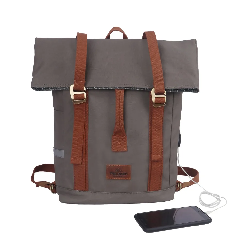 Tourbon винтажная уличная велосипедная сумка Pannier, сумки для сидений, велосипедная сумка для езды на велосипеде, наплечный рюкзак для отдыха, повседневная школьная сумка, водонепроницаемая