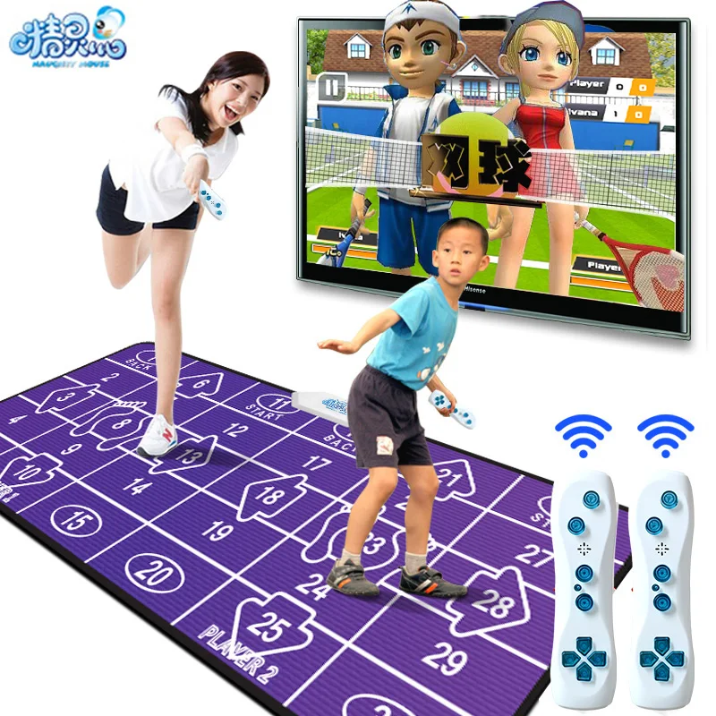 2016 Новый Модный очень большой коврик для танца с датчиком движения двойной йоги