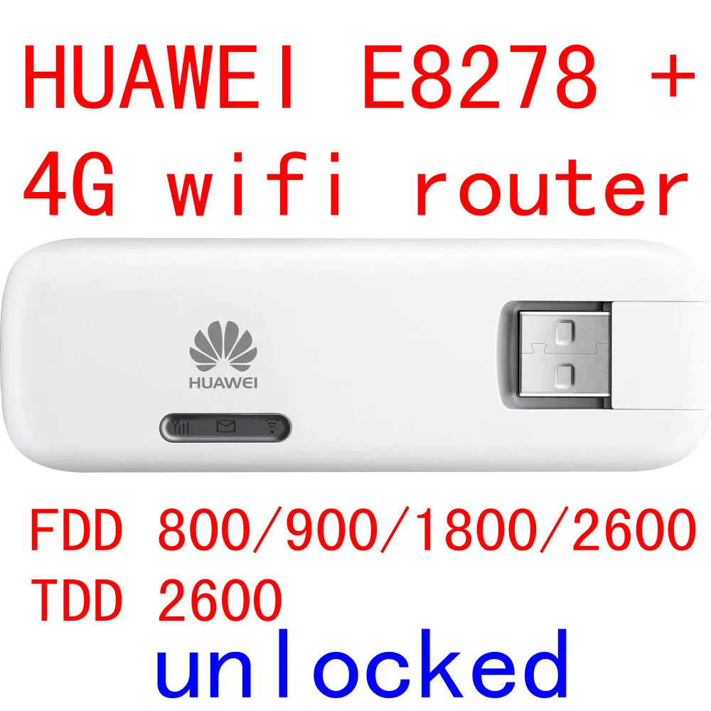 Разблокированный Huawei E8278 4g 150 Мбит/с lte USB Беспроводной модем e8278s 602 Wi Fi палку для mac