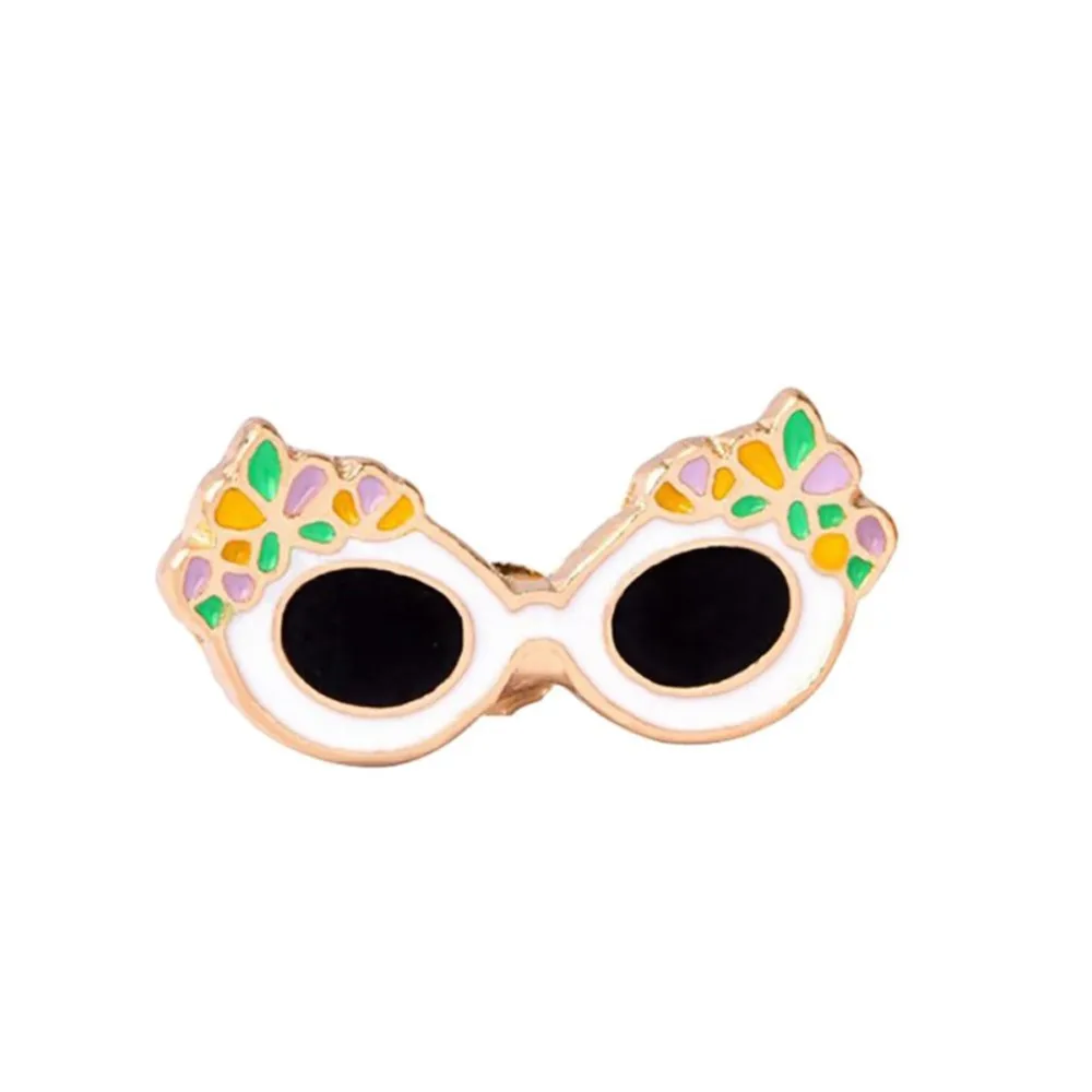 Fashion Palm Tree Flamingo Ice Cream Popsicles Sunglasses Coffee Cup Pins Button Metal Brooch | Украшения и аксессуары