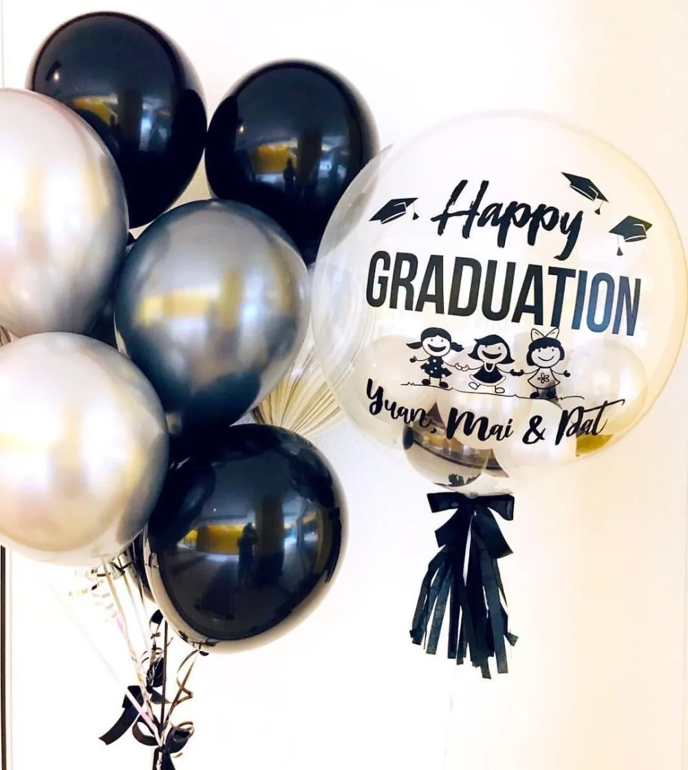 Новинка 2019 набор воздушных шаров можно нанести индивидуальное имя на Прозрачные