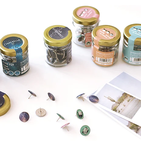 Металлическая кнопка офисные канцелярские принадлежности бутилированная копия