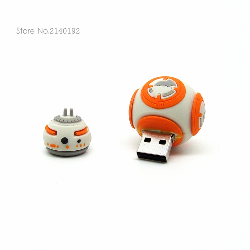С милым рисунком Звездные войны bb-8 карту флэш-памяти с интерфейсом usb