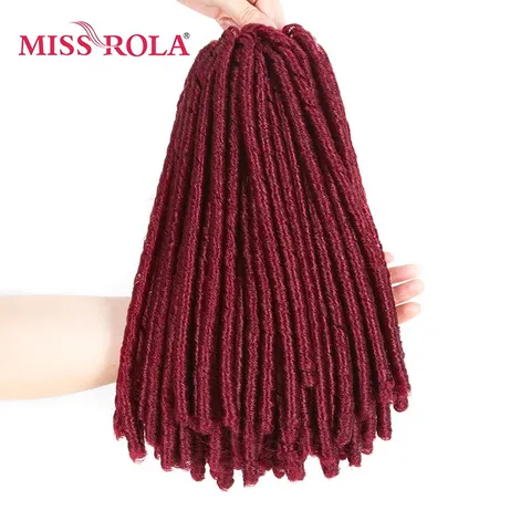 Длинные Синтетические плетеные волосы Miss Rola, удлинители волос 1B # канекалон, низкотемпературное волокно, 3 вида цветов плетеные волосы, 5 шт.