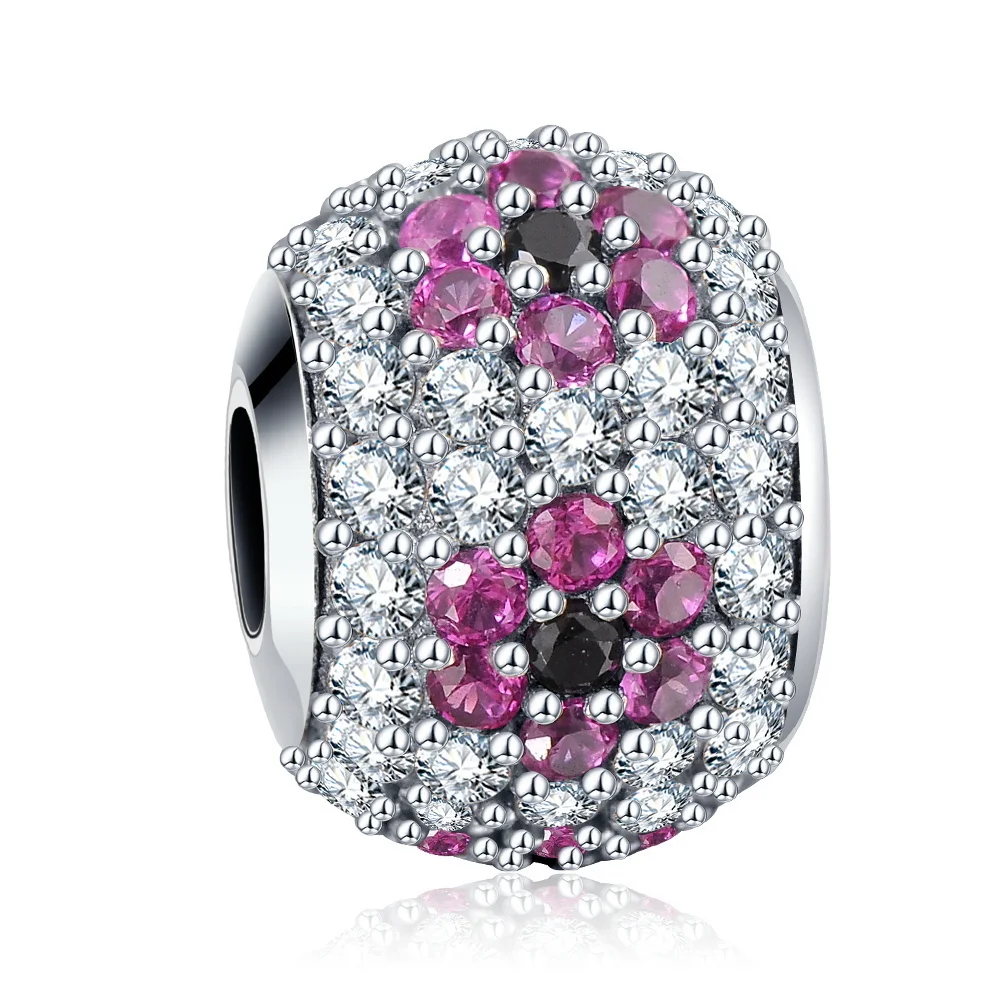 Дропшиппинг сверкающие бусины Амулеты с прозрачными фианитами подходят