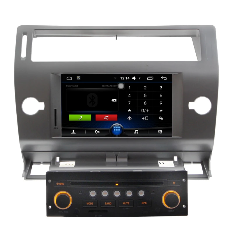 8 дюймов Автомобильный dvd плеер Android 6 0 GPS навигация для Citroen C4 2004 2005 2006 2007 2008 2009 2010 2011