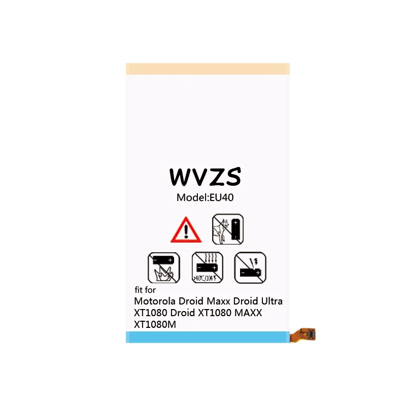 Wvzs 3900 mAh Li Polymer Батарея EU40 для Motorola Droid Maxx Ультра XT1080 MAXX XT1080M батареи|Аккумуляторы