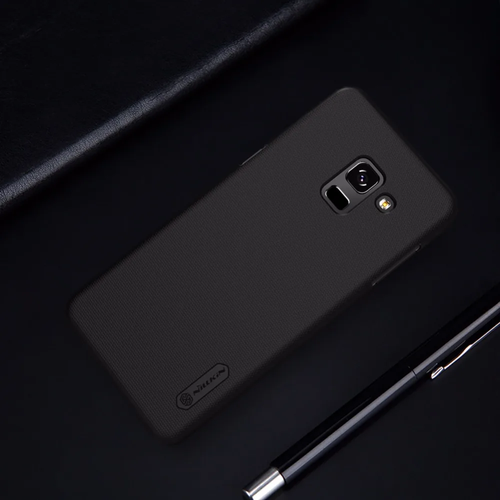 For Samsung Galaxy A8/A8 Plus 2018 NILLKIN Super Frosted Shield Phone Case for A8 2018/A8 with Screen Protector |