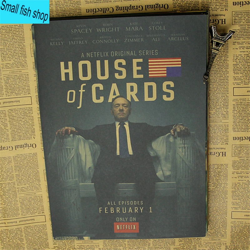 Домик открыток президент США американский ТВ-сериал украшение для дома