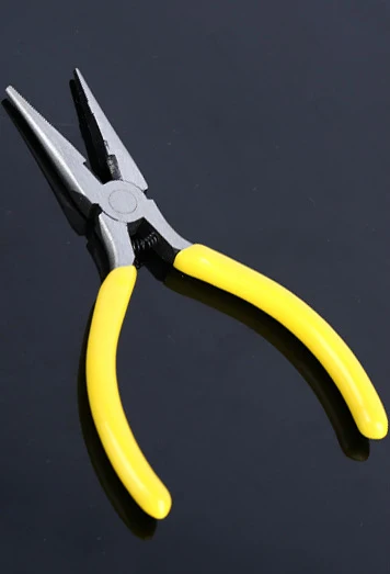 Nose pliers Иглы-плоскогубцы 5-дюймовый мини DIY Аксессуары Ювелирные изделия с бусинами; небольшие ручные обжимные клещи Ручной инструмент - Цвет: Nose pliers