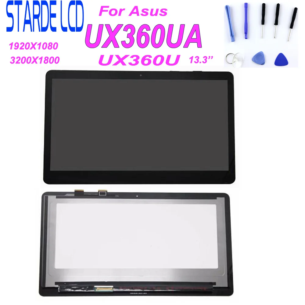 Сенсорный ЖК экран 13 3 дюйма для Asus Zenbook UX360U UX360UA дигитайзер в сборе 3k UHD 3200*1800