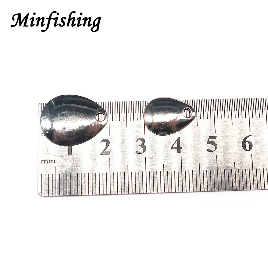 Minfishing 200 шт./партия шумная металлическая ложка приманка аксессуары искусственная