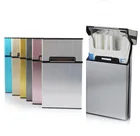 Новинка, ультратонкий Модный чехол для сигарет с креативной личностью, тонкая металлическая коробка для сигарет, Подарочная коробка, Женский держатель для сигарет