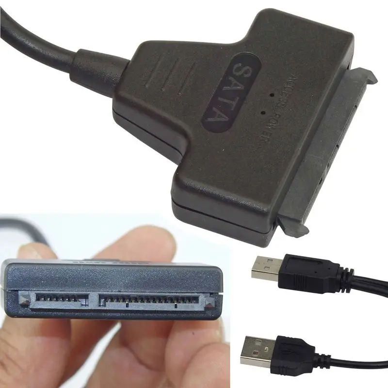 Кабель адаптер USB2.0 для SATA 48 см внешнего жесткого диска 2 5 дюйма|Компьютерные