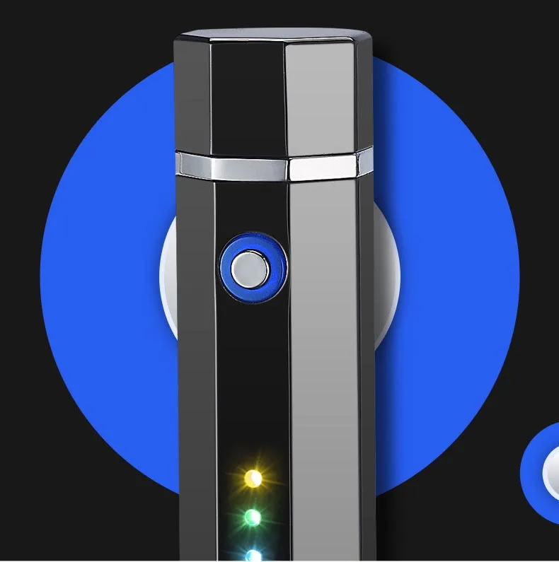 Электронная плазменная Зажигалка Pippe двойная дуга USB зарядка травка для сигарет