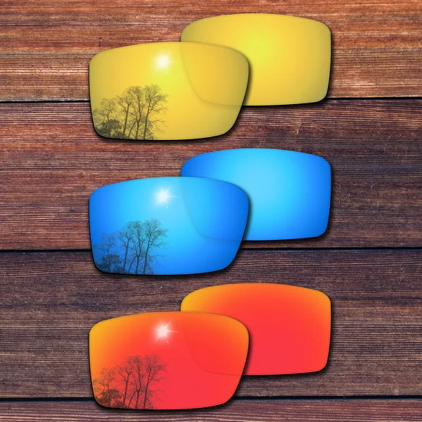 3 Pairs OOWLIT поляризованные Сменные линзы для-солнцезащитные очки Oakley Gascan солнцезащитные очки с оправой-сорта - Цвет линз: 3 Pairs