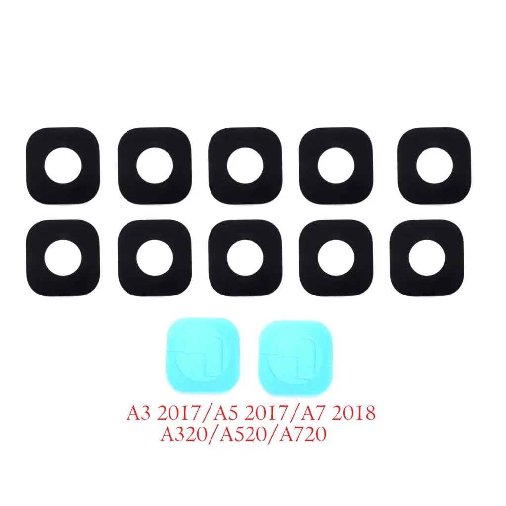 Стеклянное кольцо для объектива задней камеры с наклейкой 50 шт. Galaxy A320F A3 2017 A520F A720F