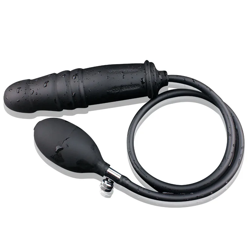 Dildo Pump Inflatable Anal Butt Plug Men Gay Prostate Massager Sex Toys Women Vaginal Anus Dilator Expansion Huge Penis | Красота и