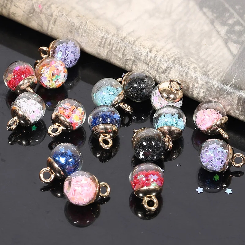 Новинка 2016 стеклянные пуговицы/подвески для сережек сделай сам 30 шт. аксессуары