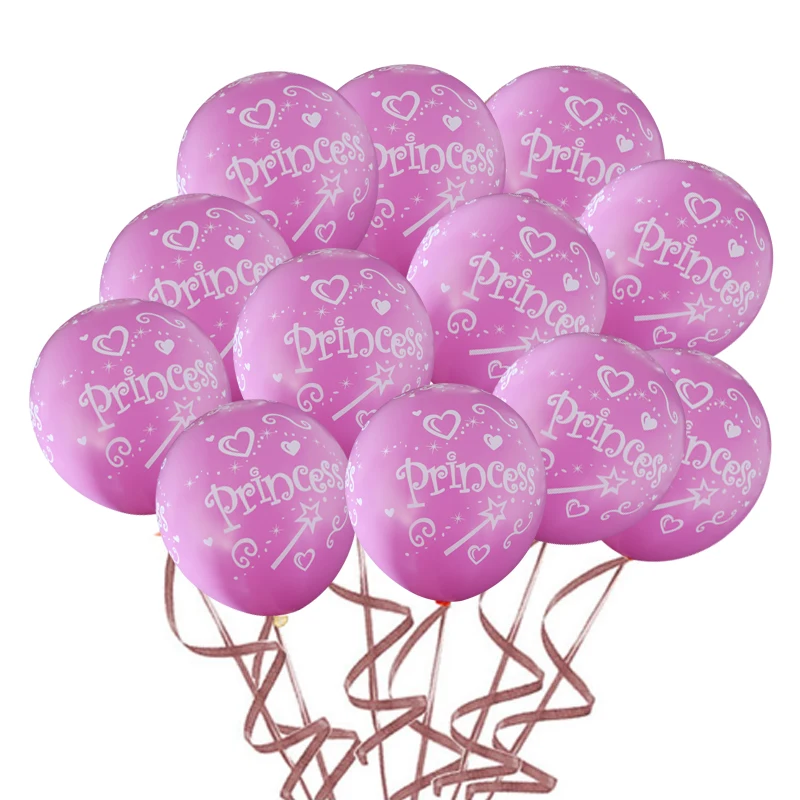 Btridi воздушный шар с принцессой 12 дюймов тема для девочек Вечеринка Детский душ
