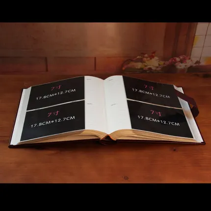 Фотоальбом кожаный большой емкости бумажные страницы 7 5р 200 коммерческий