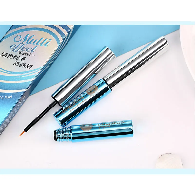 Жидкость для роста ресниц с растительными волокнами зеркальные ресницы более