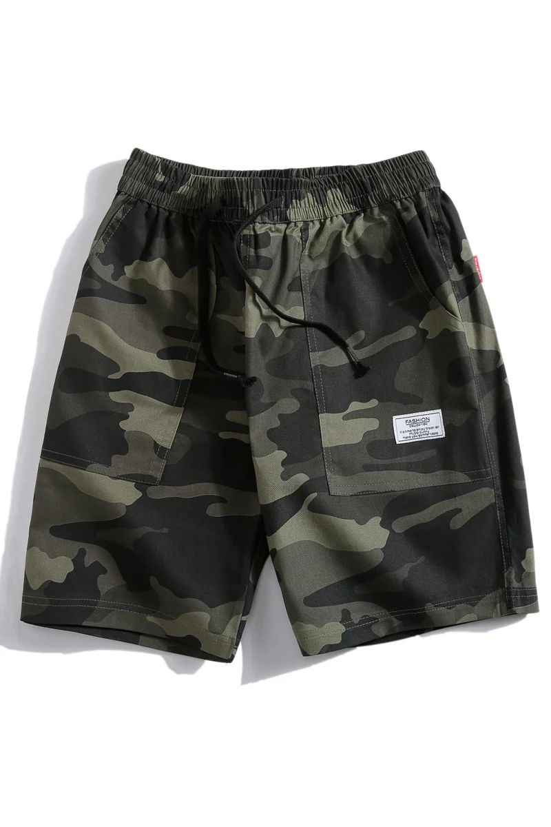 2019 летние камуфляжные шорты новые мужские повседневные Гавайские пляжные