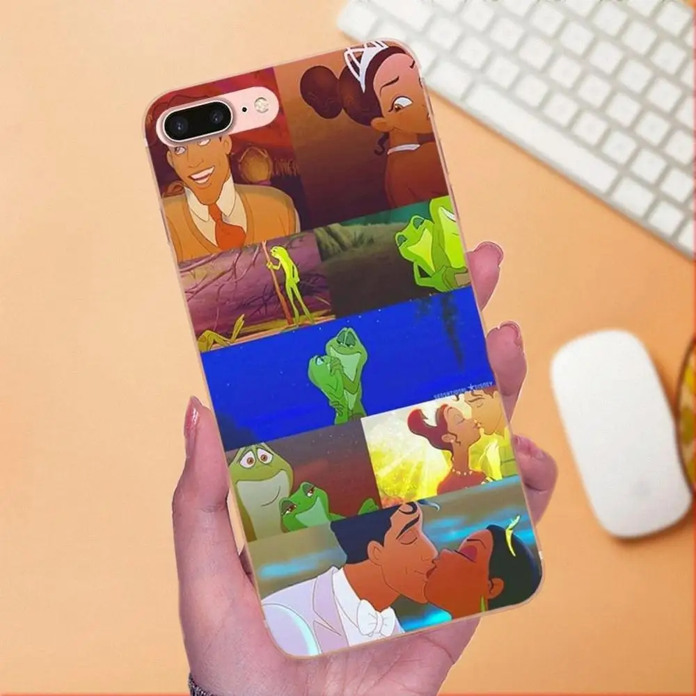 Изысканный чехол из мягкого ТПУ с изображением принцессы и лягушки для Huawei Mate 7 8 9