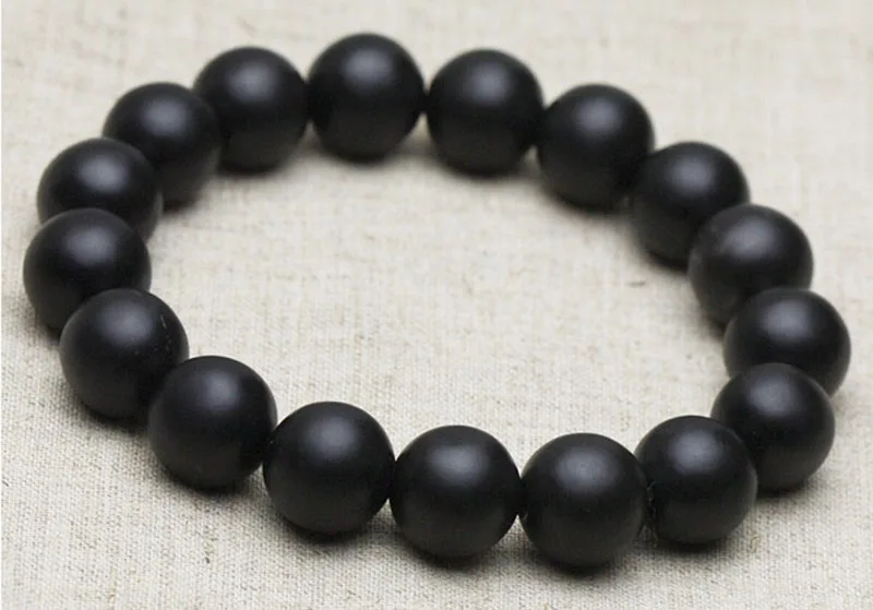 Браслет из 100% натурального черного камня 8 16 мм JBT003|natural stone bracelet|stone braceletbracelet bracelet |