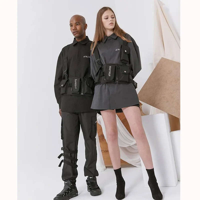 Нагрудная сумка для мужчин и женщин модная поясная сумочка функциональная