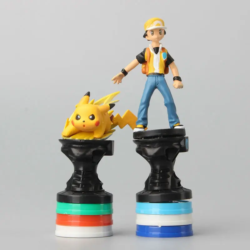 Deluxe 10 шт./компл. Pikachu Rayquaza Charmander ПВХ Фигурки Коллекционная модель игрушки куклы 7-10 см