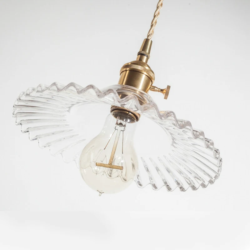 Винтажный Лофт арт деко креативный стеклянный железный подвесной светильник