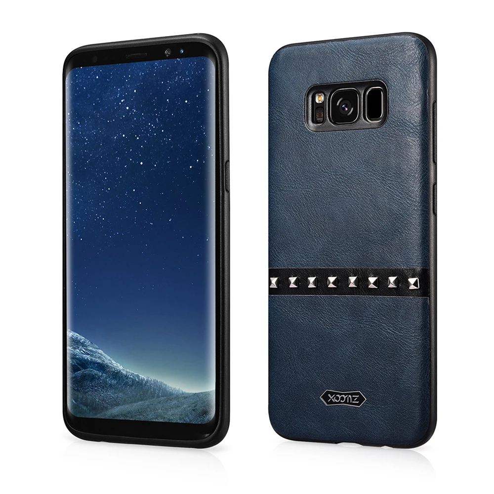 Чехол XOOMZ для Samsung S8 винтажный из искусственной кожи с заклепками чехол Galaxy
