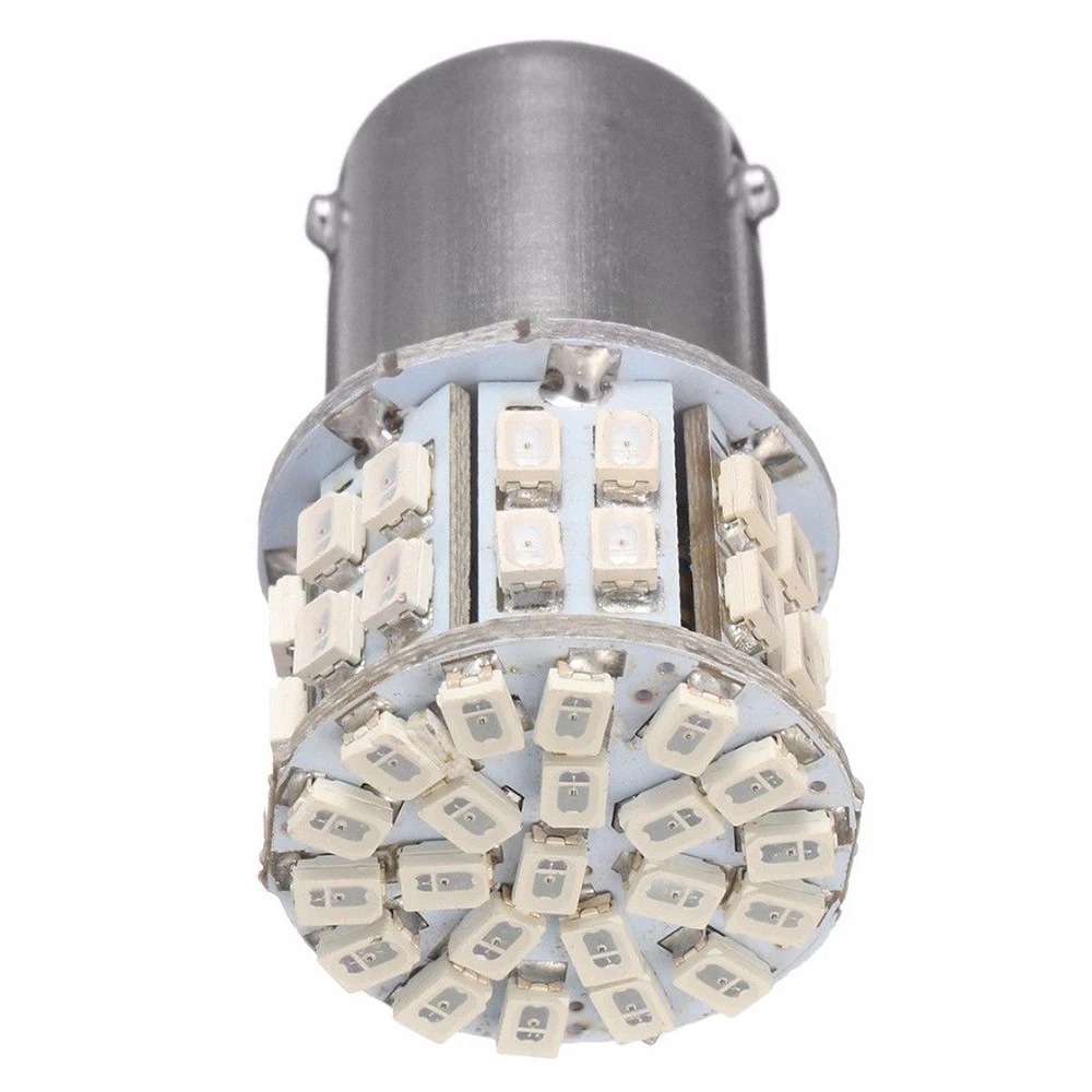 2 шт./компл. 12 В 1156 1206 50SMD Автомобильный светодиодный стоп сигнал задний фонарь