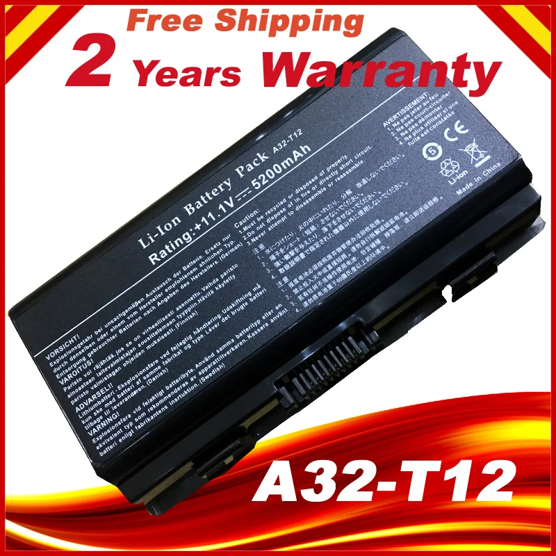 Аккумулятор для ноутбука T12C Asus T12Er T12Fg T12Jg T12Ug X51H X51L X51R X51RL X58 X58C X58L X58Le A31 T12 A32 X51