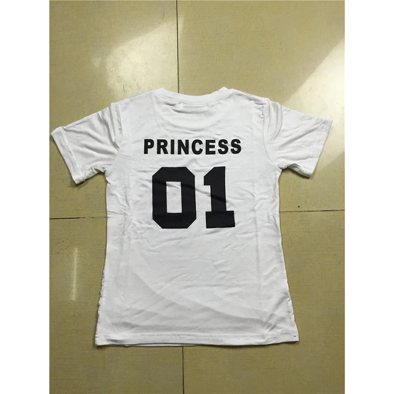 Новый Семья King queen подходящая друг к другу одежда хлопок Одинаковая для семьи