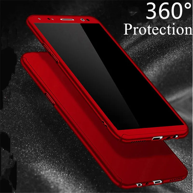 

For Huawei Mate 10 Lite Luxury Hard PC 360 Full Back Cover With Tempered glass For Mate 20 pro P20 Case Nova 3 i / P Smart Plus